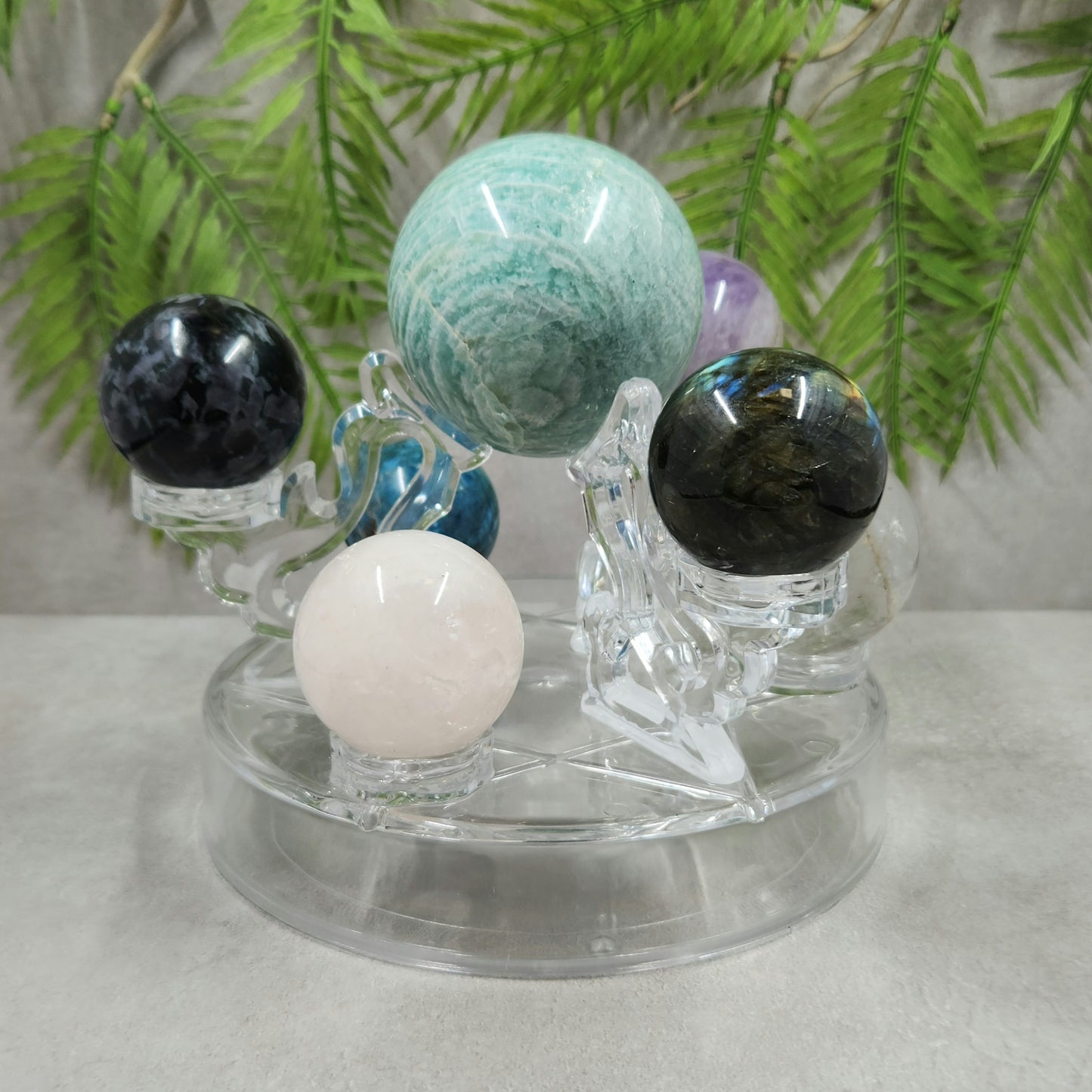 Acrylic 7 Sphere Stand