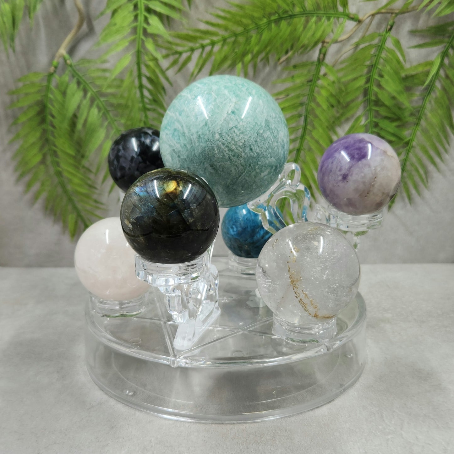 Acrylic 7 Sphere Stand