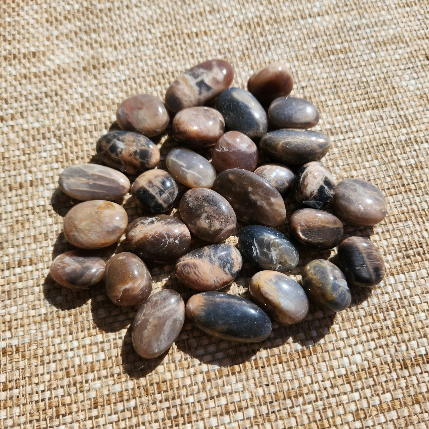 Black Moonstone Tumble