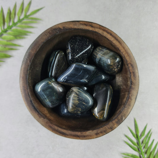 Blue Tigers Eye Tumble