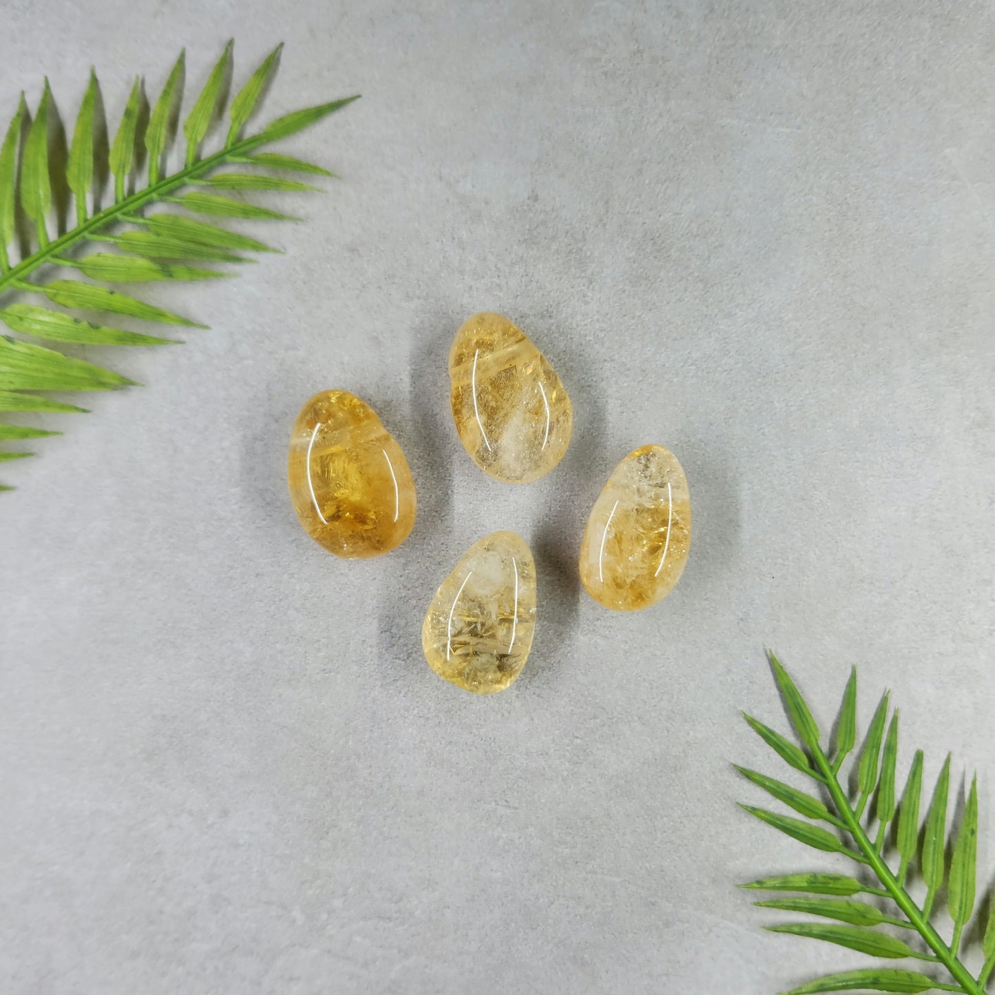 Citrine Drilled Tumble Pendant