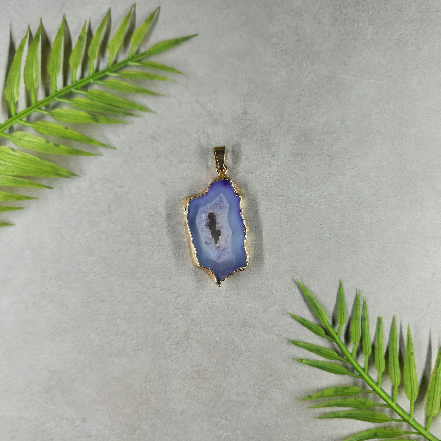 Dyed Agate Pendant