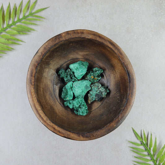 Fibrous Malachite Rough