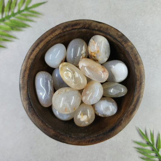 Flower Agate Tumble
