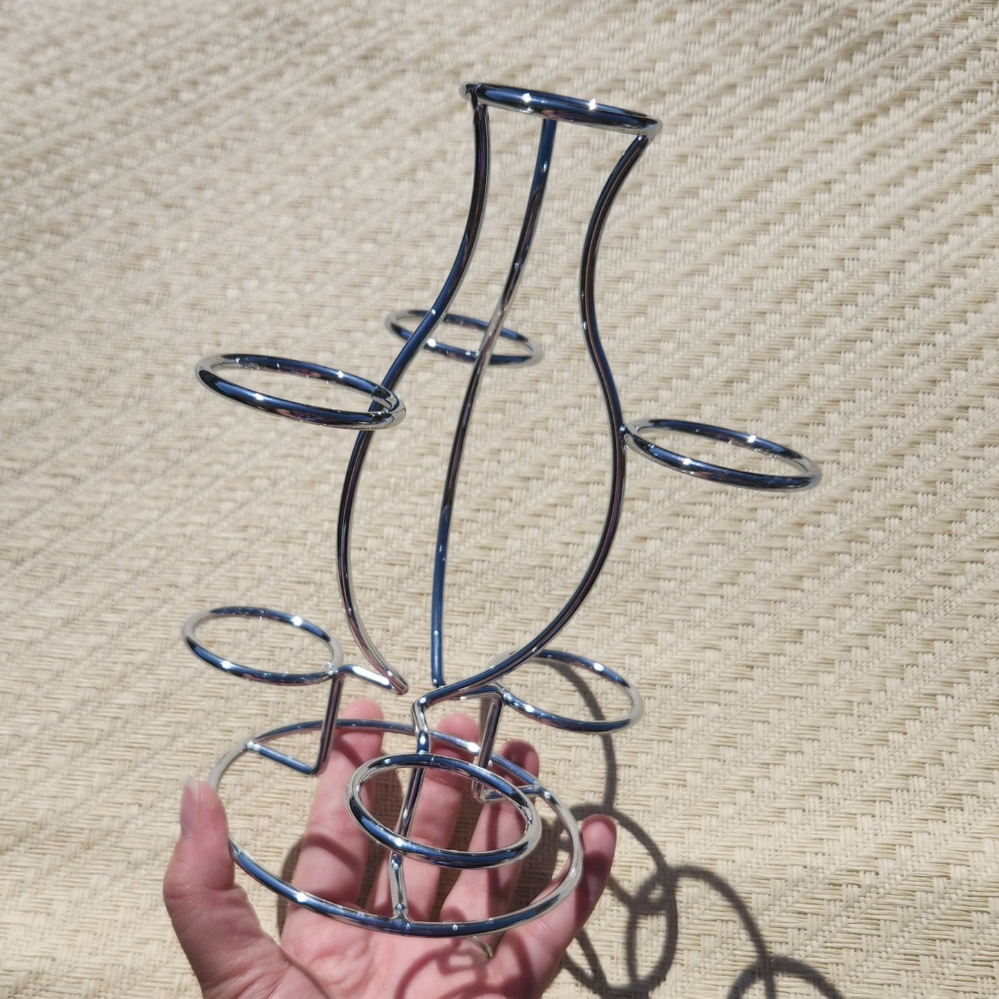 Metal 7 Sphere Stand