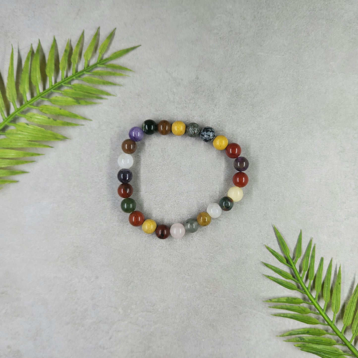 Mixed Stone Bracelet 8mm
