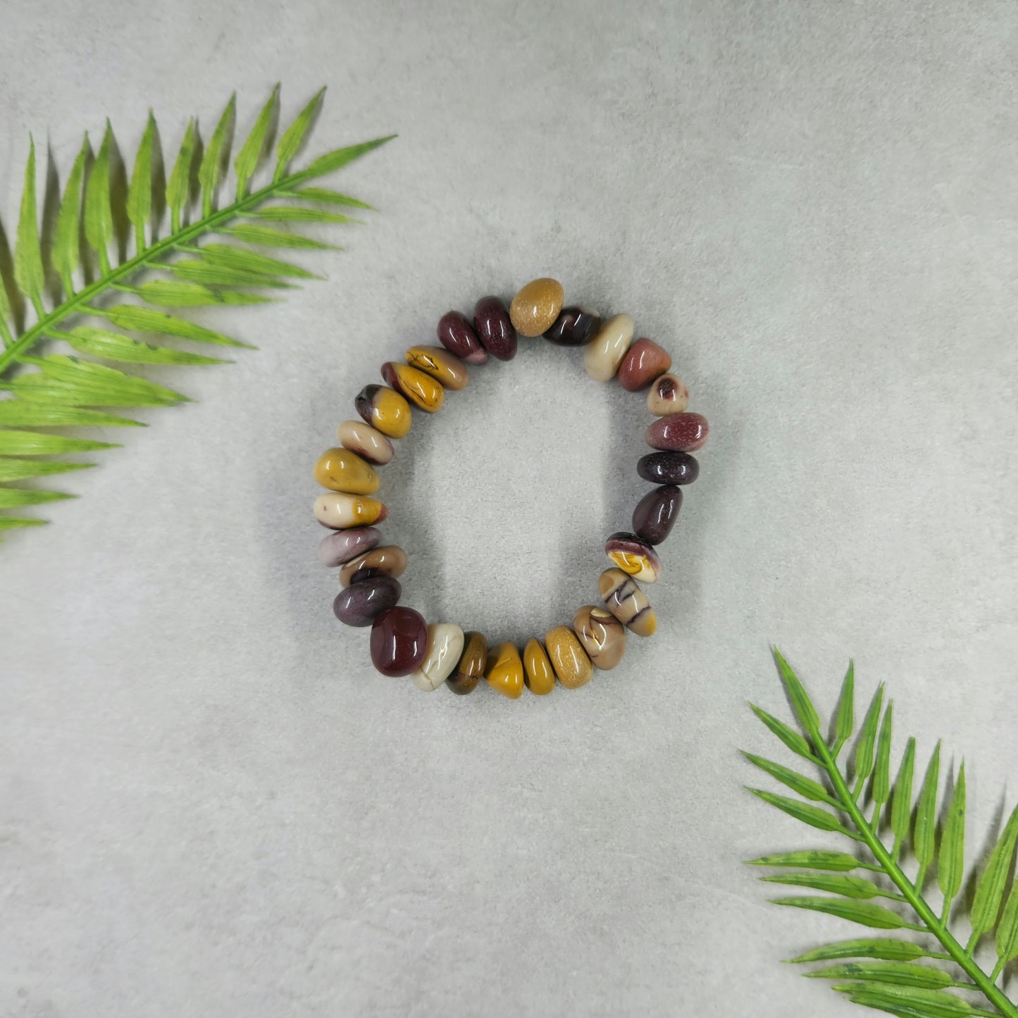 Mookaite Chip Bracelet 10mm