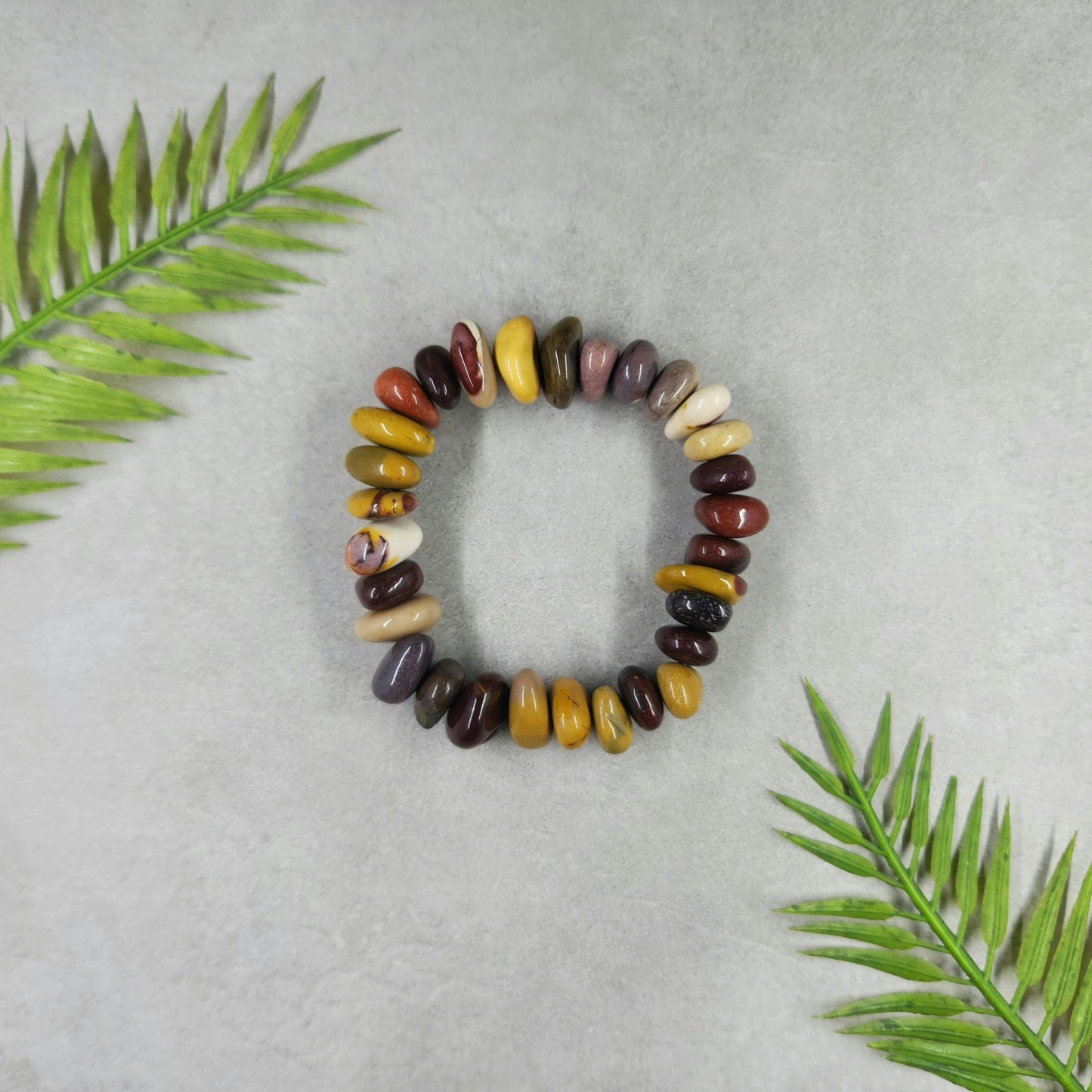 Mookaite Chip Bracelet 10mm