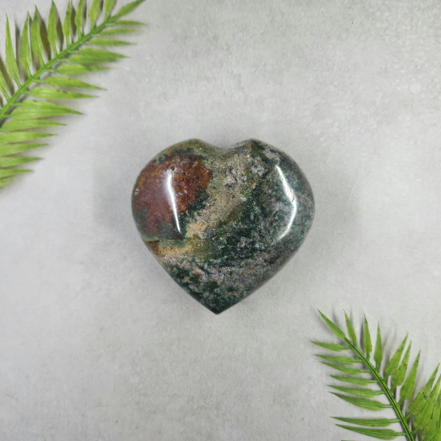 Ocean Jasper Heart 245g