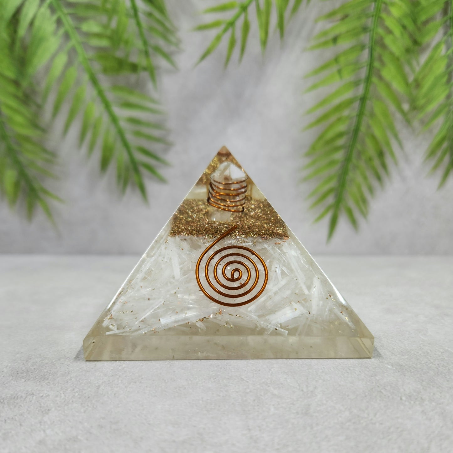Orgonite Pyramid - Selenite