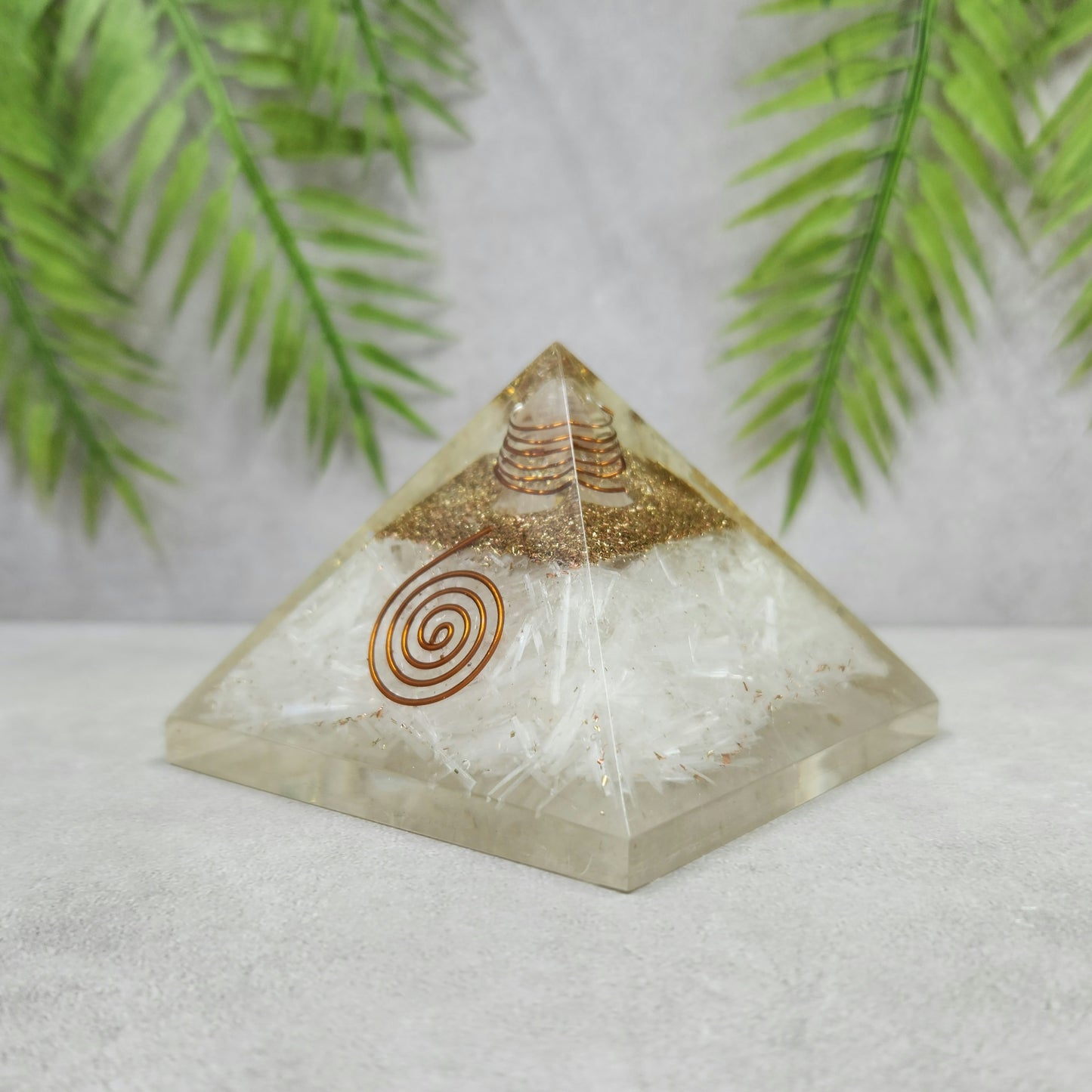 Orgonite Pyramid - Selenite