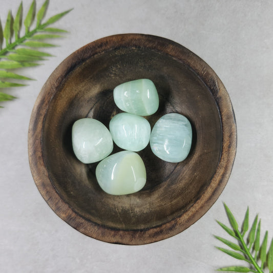 Pistachio Calcite Tumble