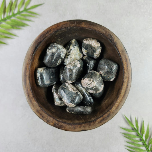 Plum Blossom Jasper Tumble