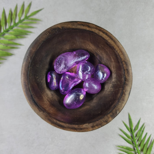 Purple Aura Quartz Tumble