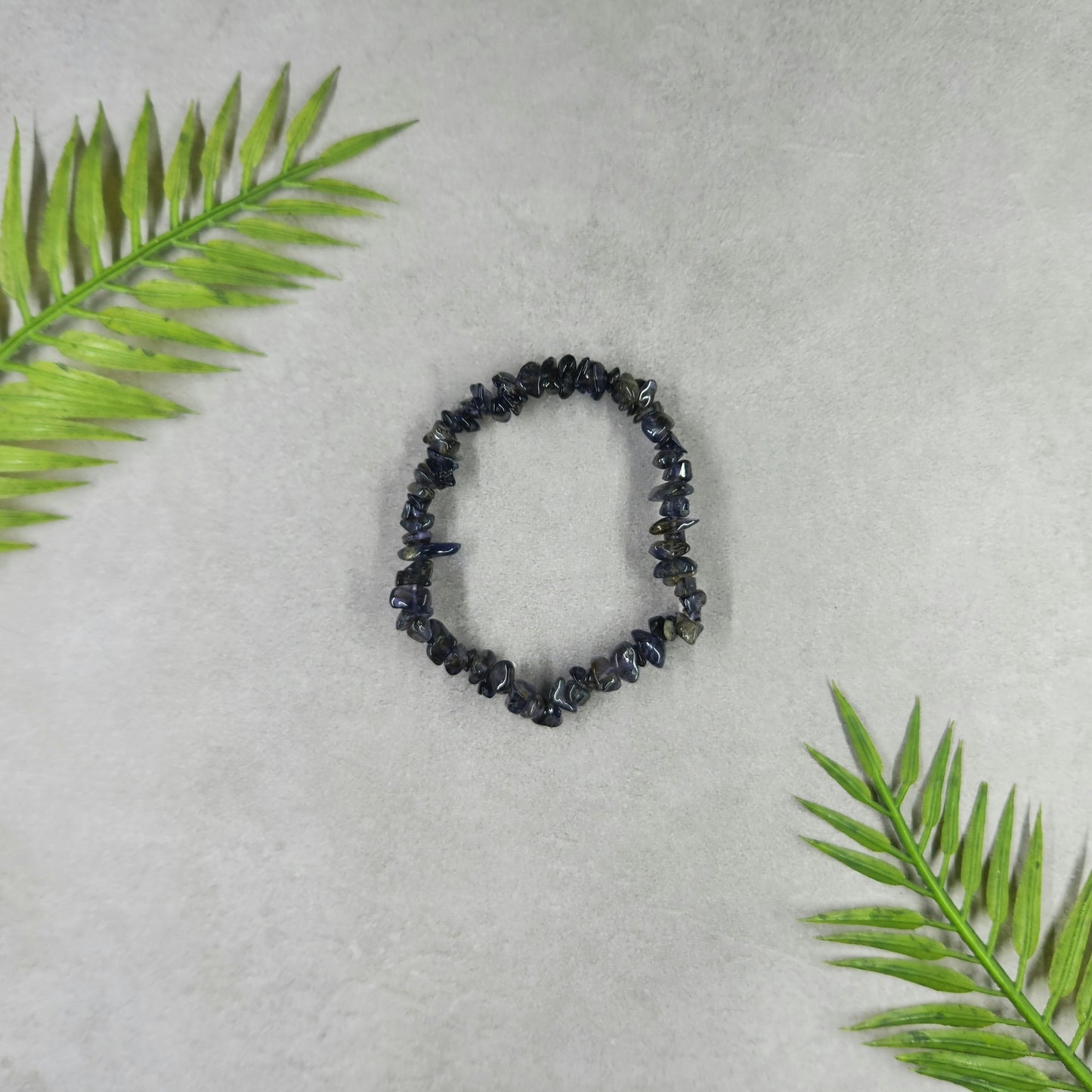 Smoky Quartz Chip Bracelet 5mm