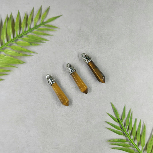 Tigers Eye Point Pendant