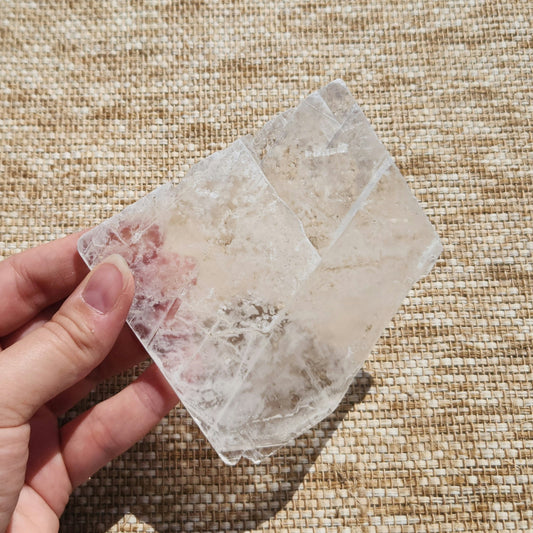 Selenite Slice - Transparent