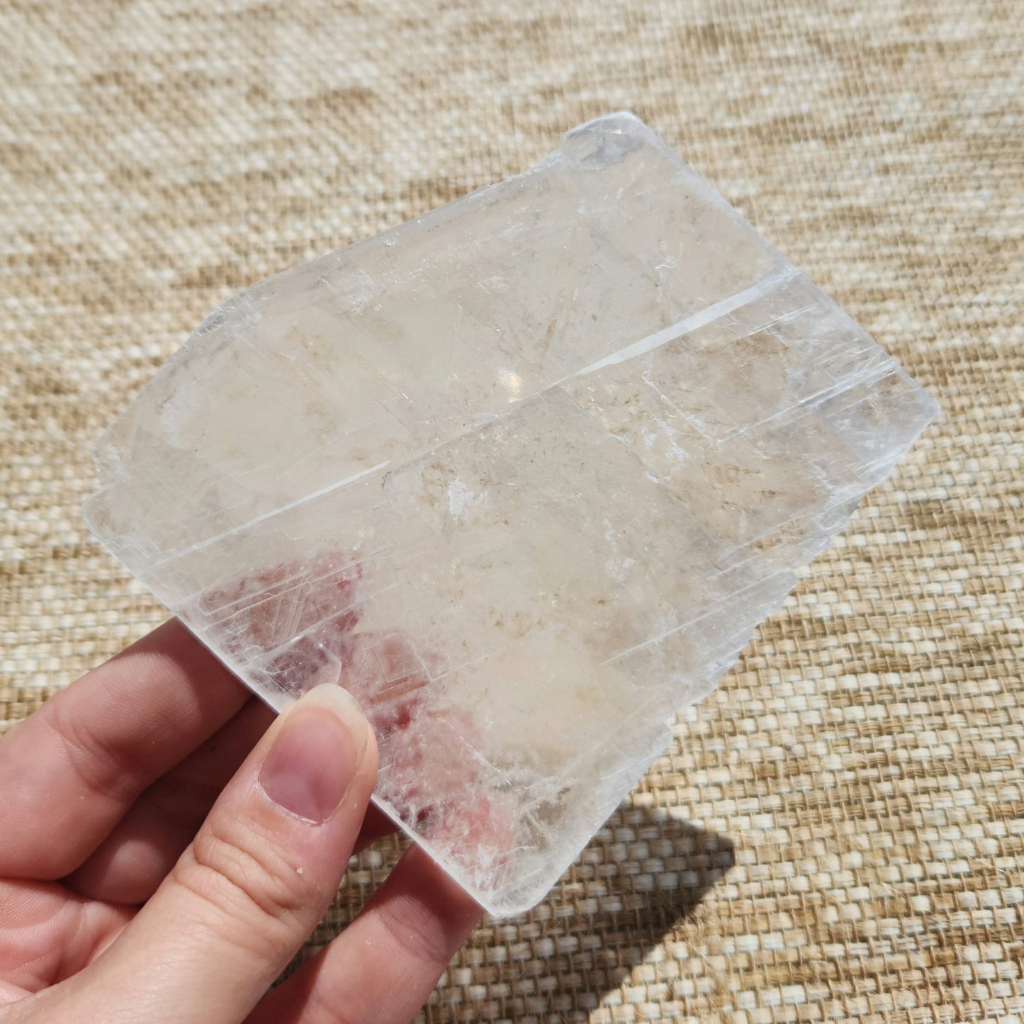 Selenite Slice - Transparent