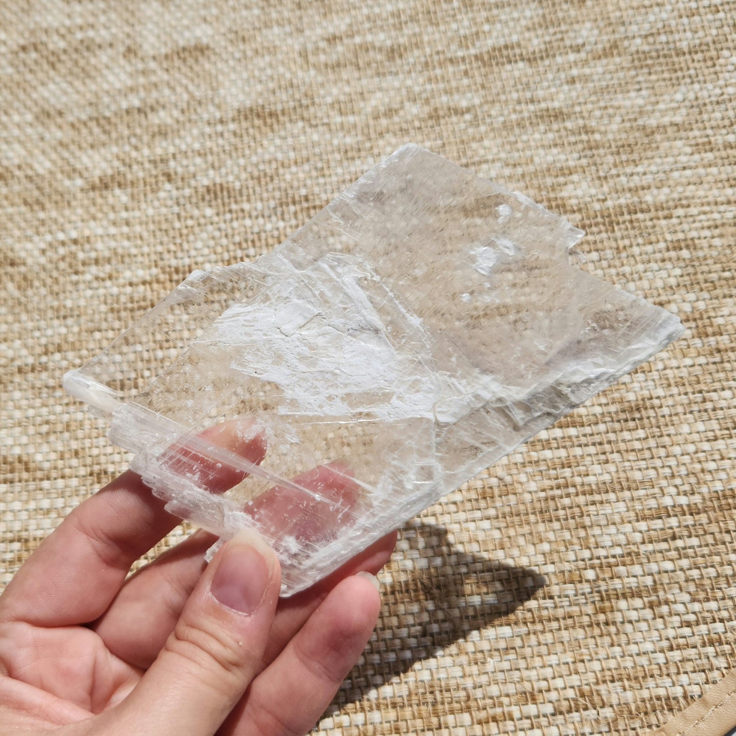 Selenite Slice - Transparent