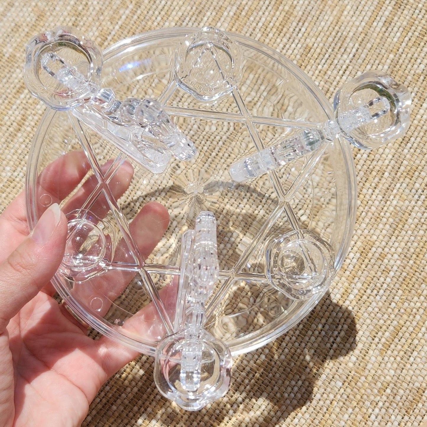 Acrylic 7 Sphere Holder