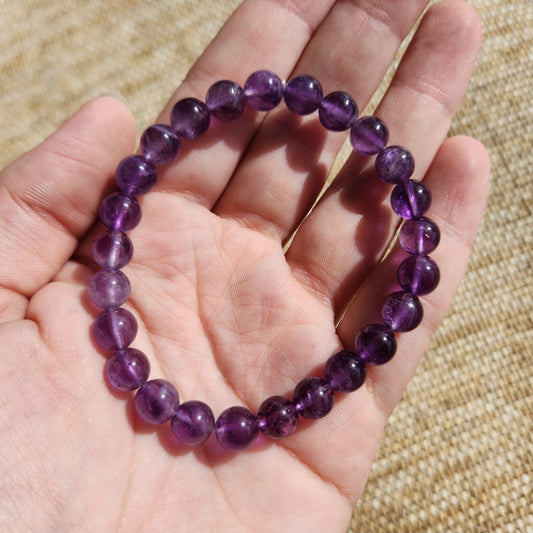 Amethyst Bracelet 8mm