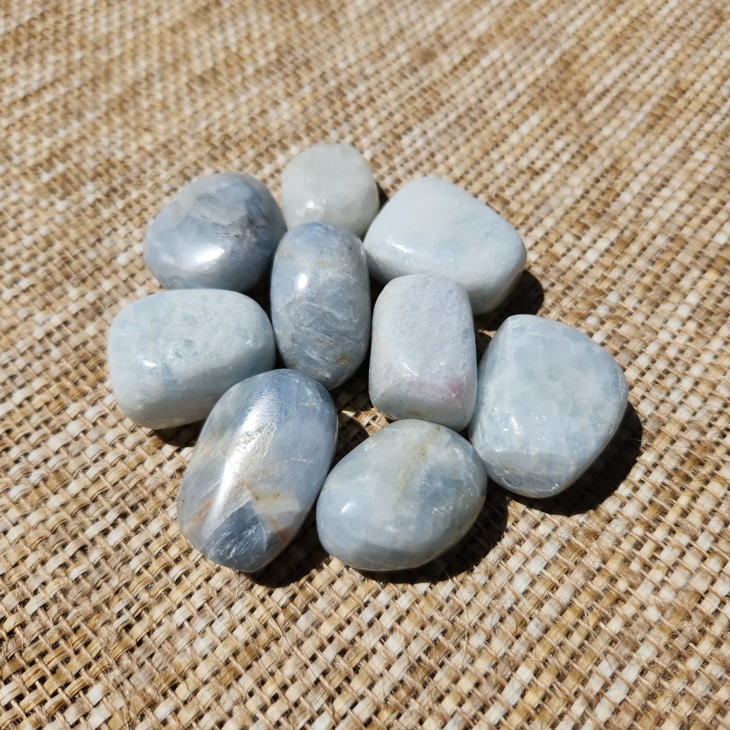Blue Calcite Tumble