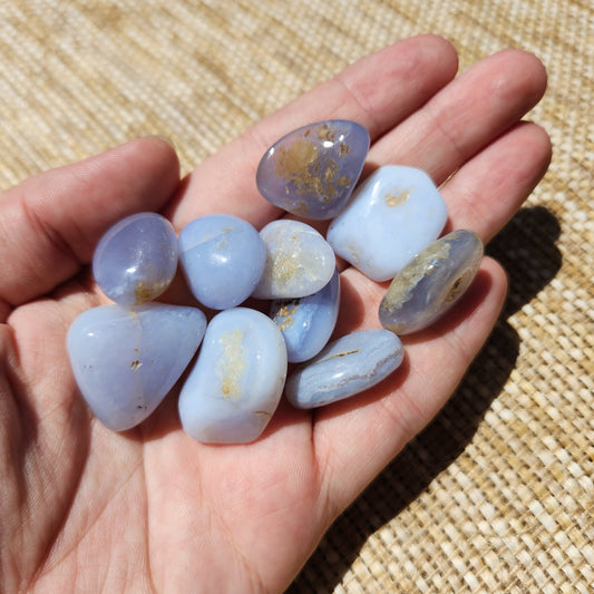 Blue Chalcedony Tumble