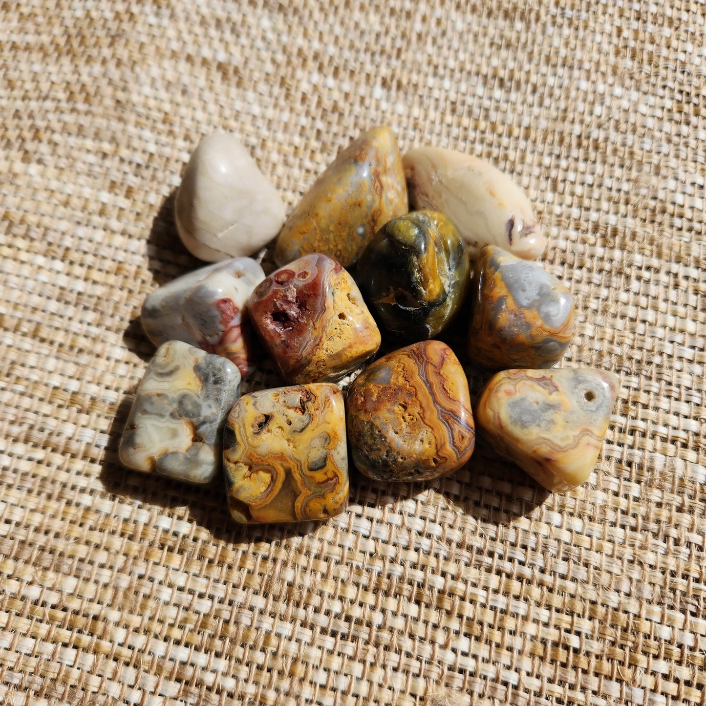 Crazy Lace Agate Tumble