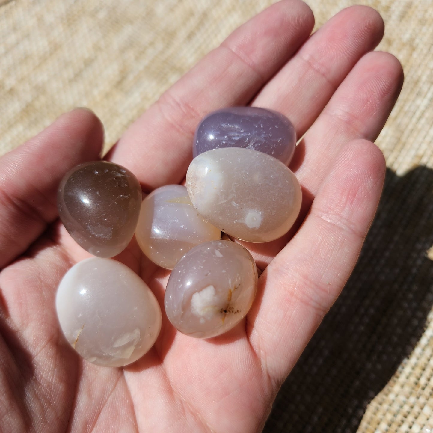 Flower Agate Tumble