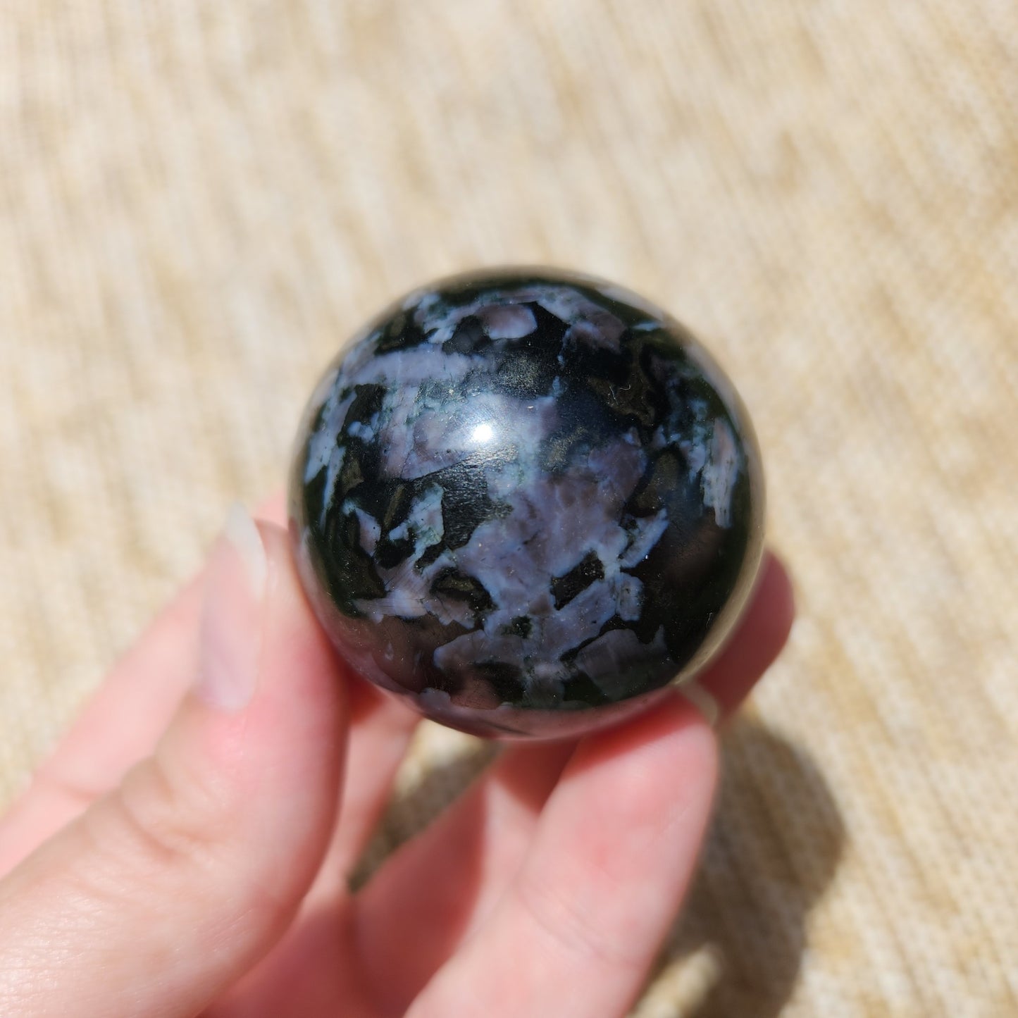 Indigo Gabbro Sphere 4cm