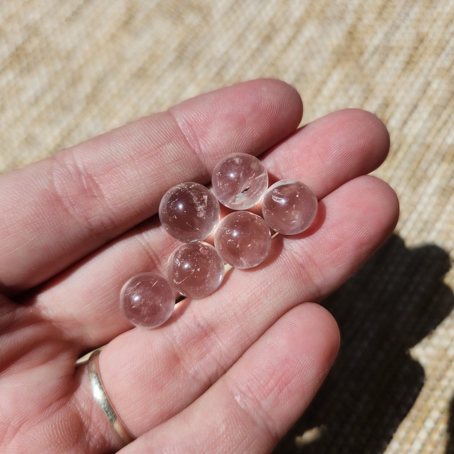 Micro Clear Quartz Sphere (Pack of 6)