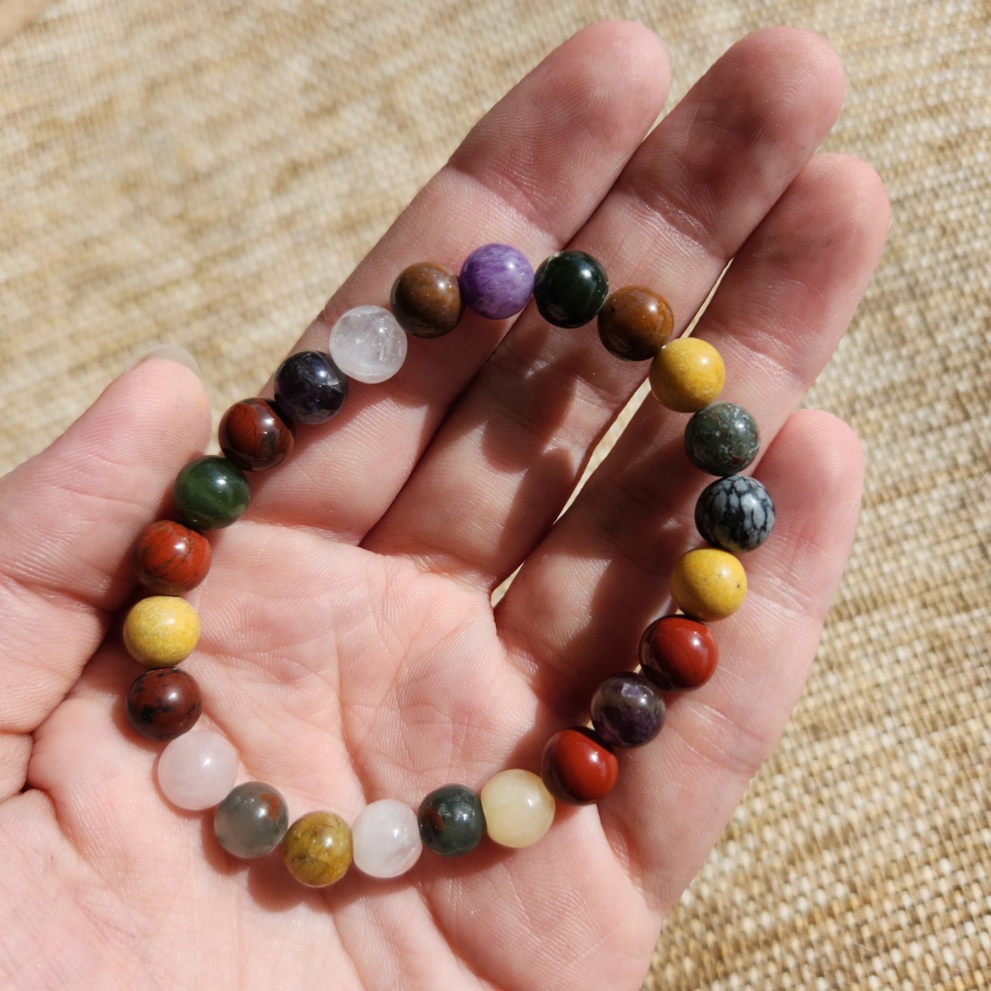 Mixed Stone Bracelet 8mm