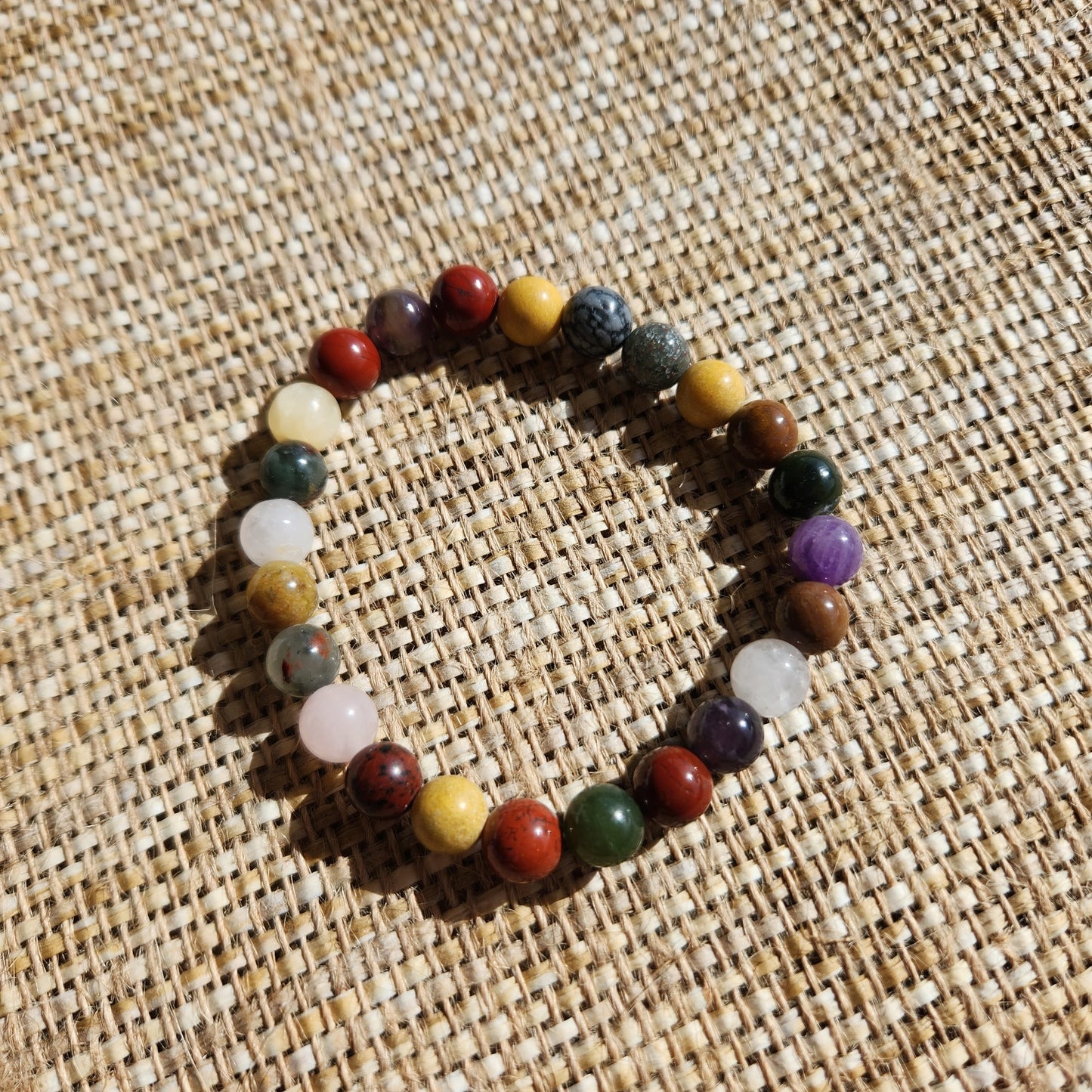 Mixed Stone Bracelet 8mm