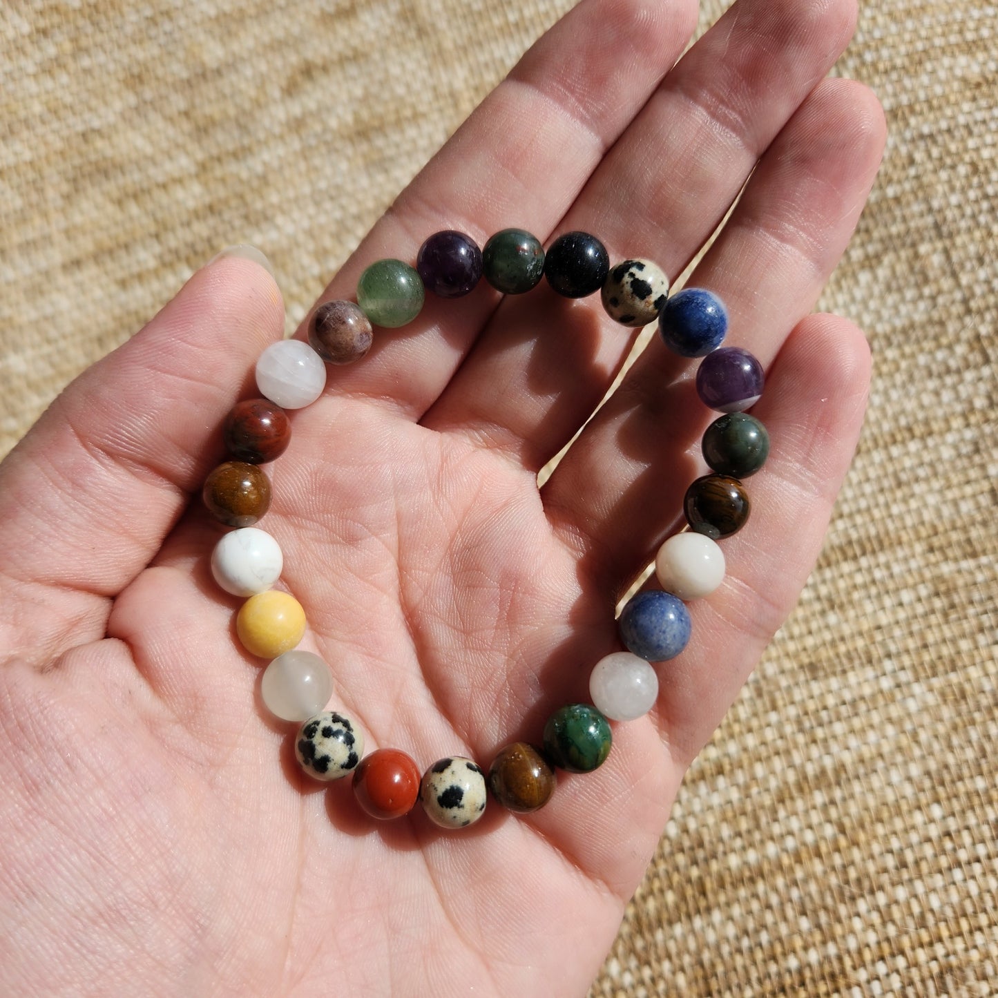 Mixed Stone Bracelet 8mm