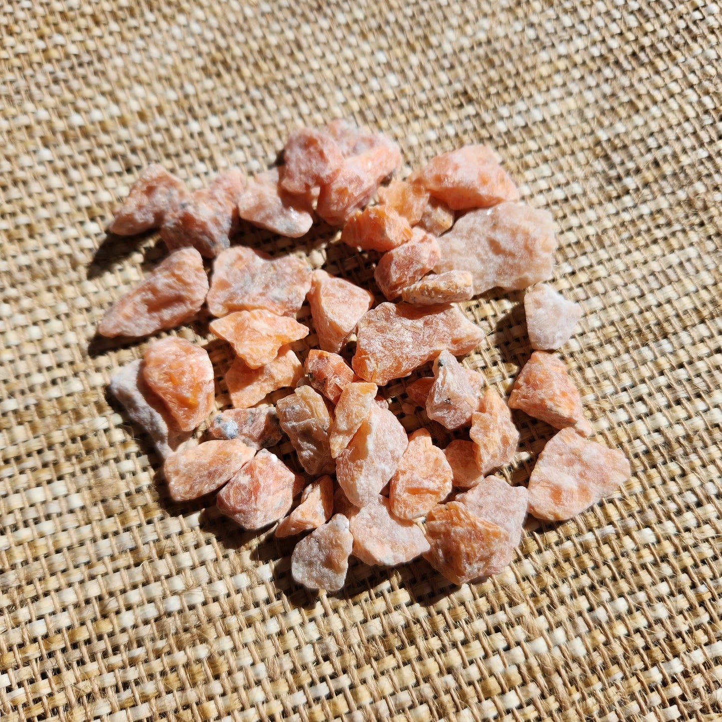 Orange Calcite Chips 50g