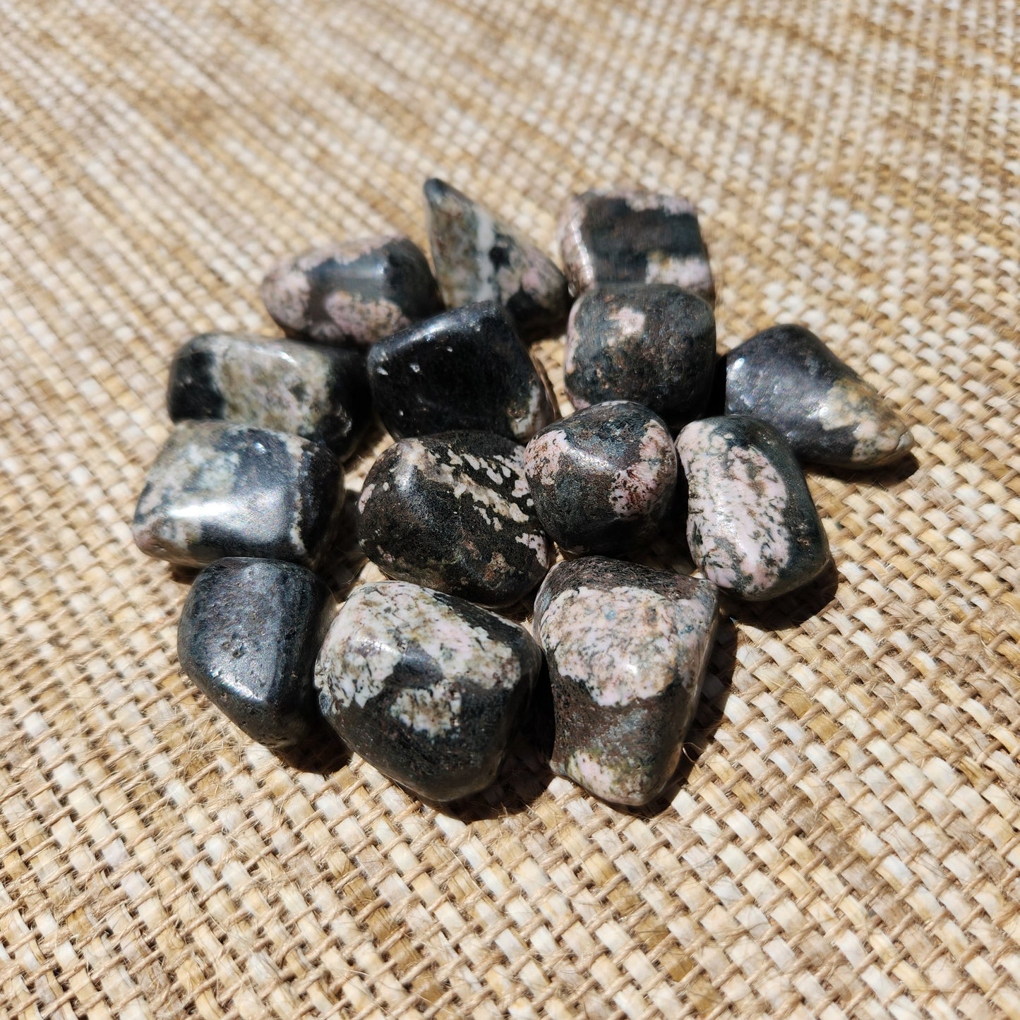 Plum Blossom Jasper Tumble