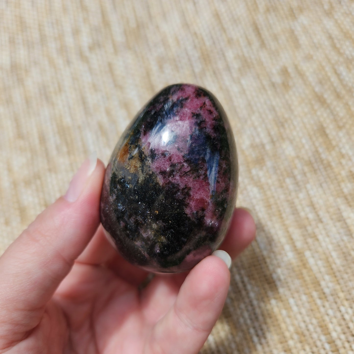 Rhodonite Egg 192g