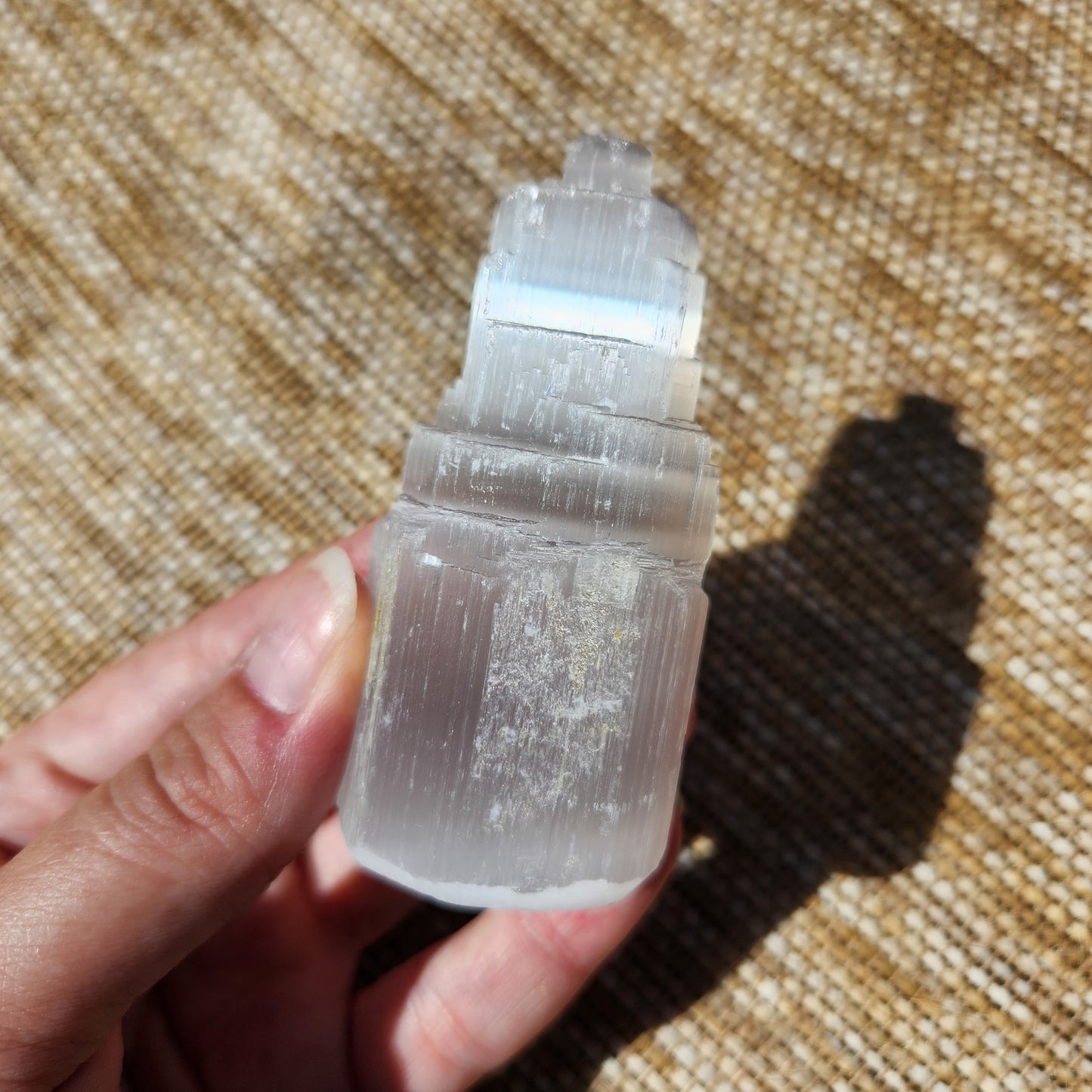 Selenite Tower 8cm
