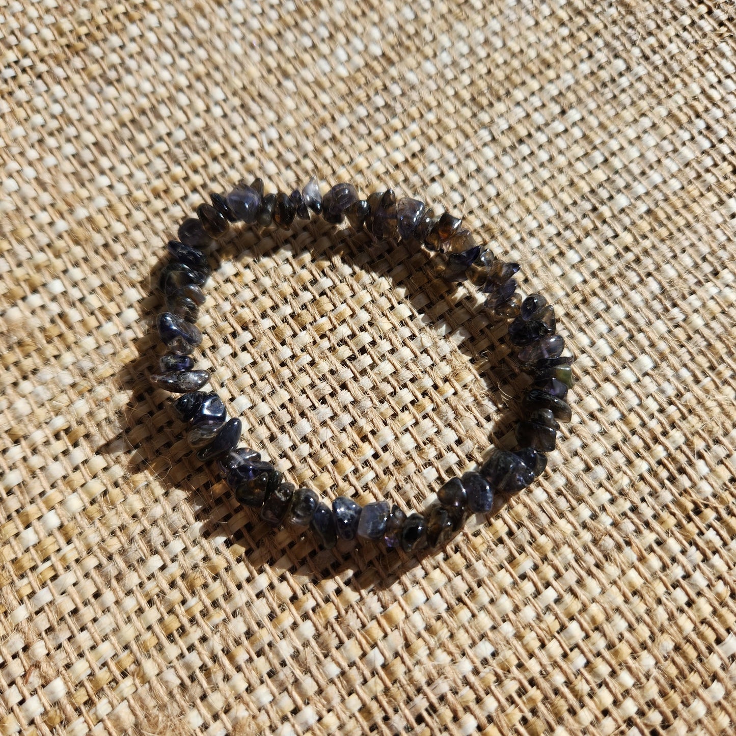 Smoky Quartz Chip Bracelet 5mm