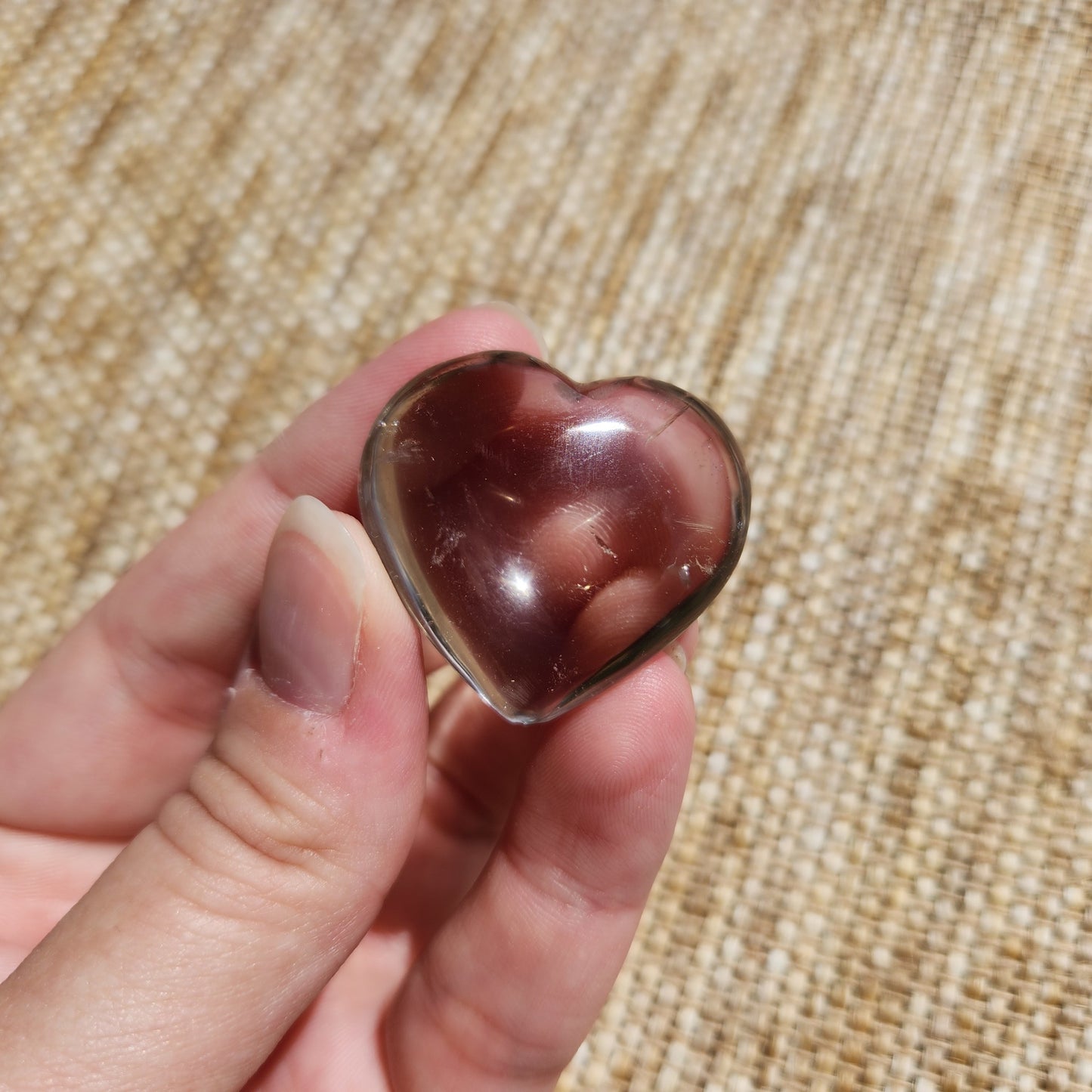 Smoky Quartz Heart 18g