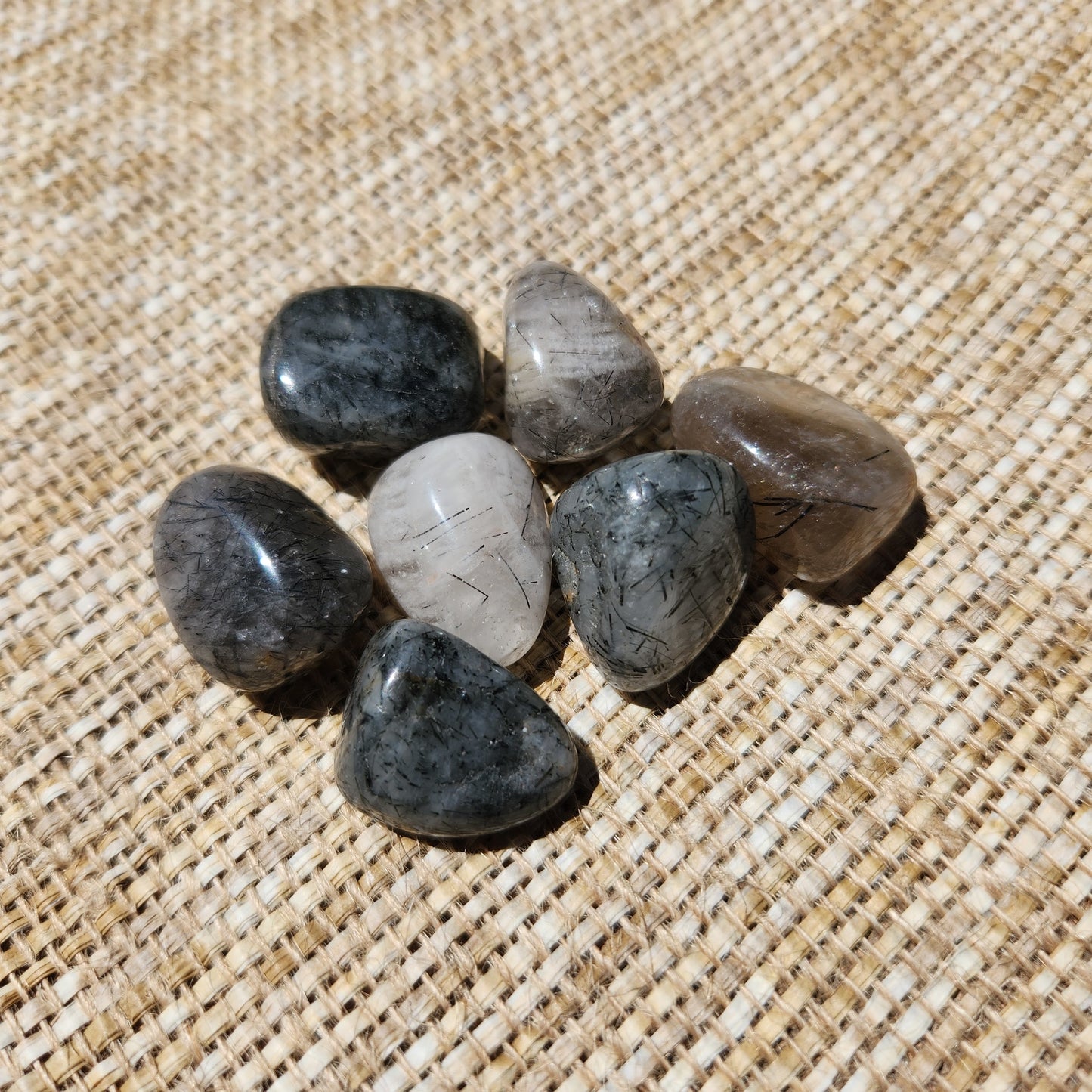 Tourmaline in Quartz Tumble