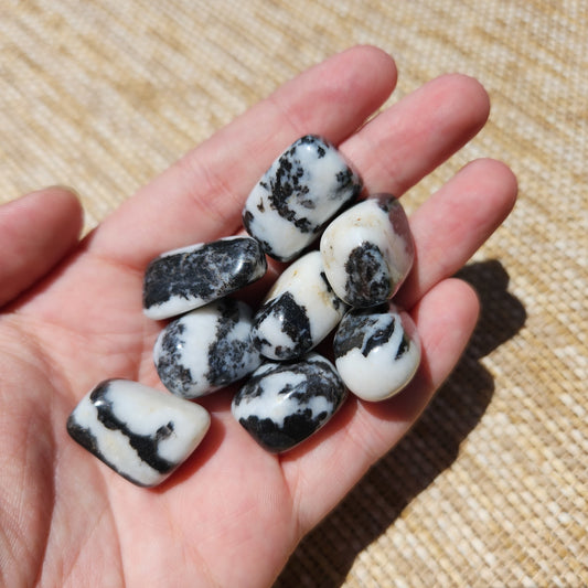 Zebra Marble Jasper Tumble