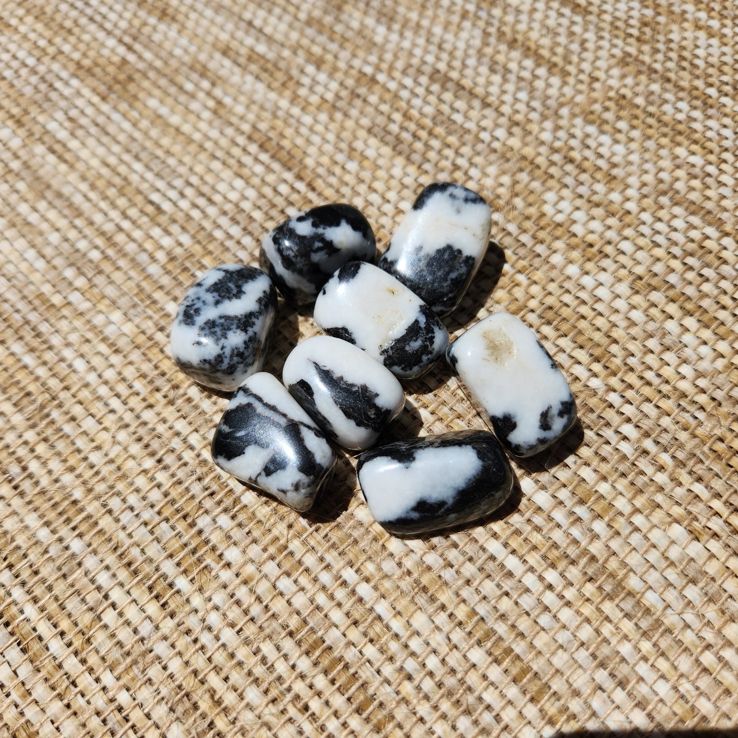 Zebra Marble Jasper Tumble