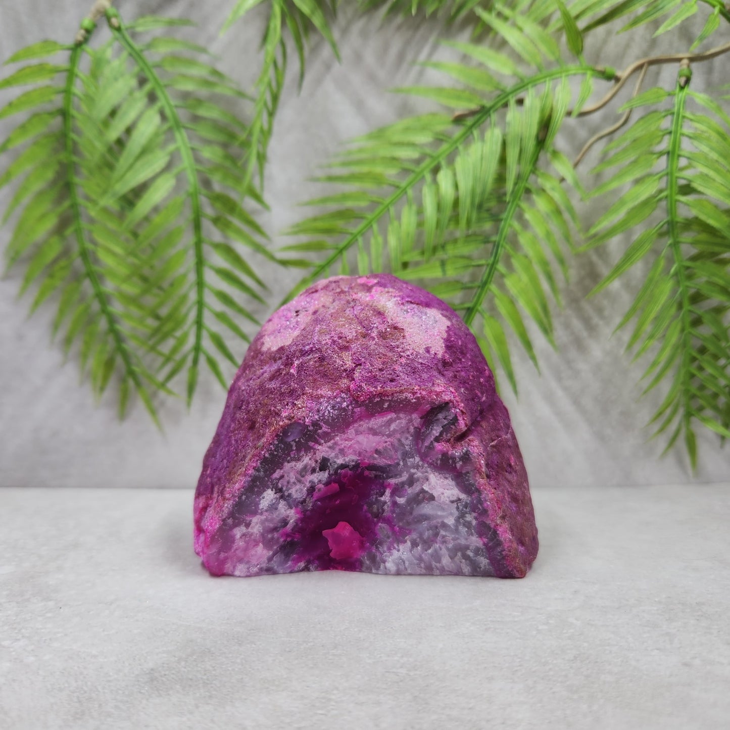 Agate Freeform 330g - Pink