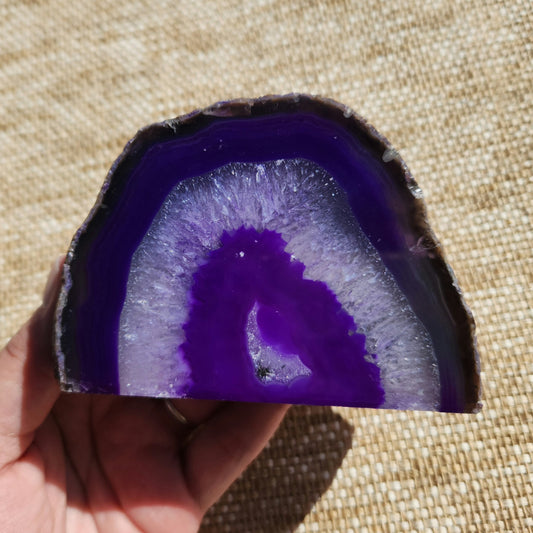 Agate Freeform 492g - Purple