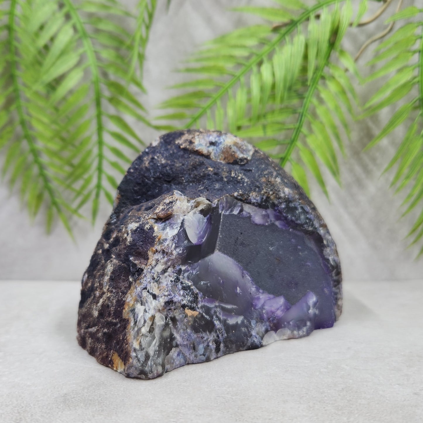 Agate Freeform 492g - Purple