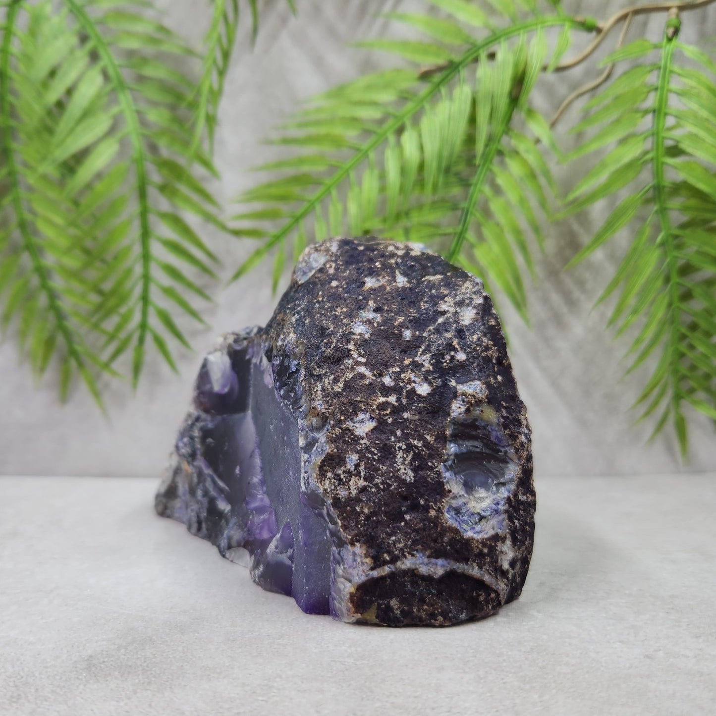 Agate Freeform 492g - Purple