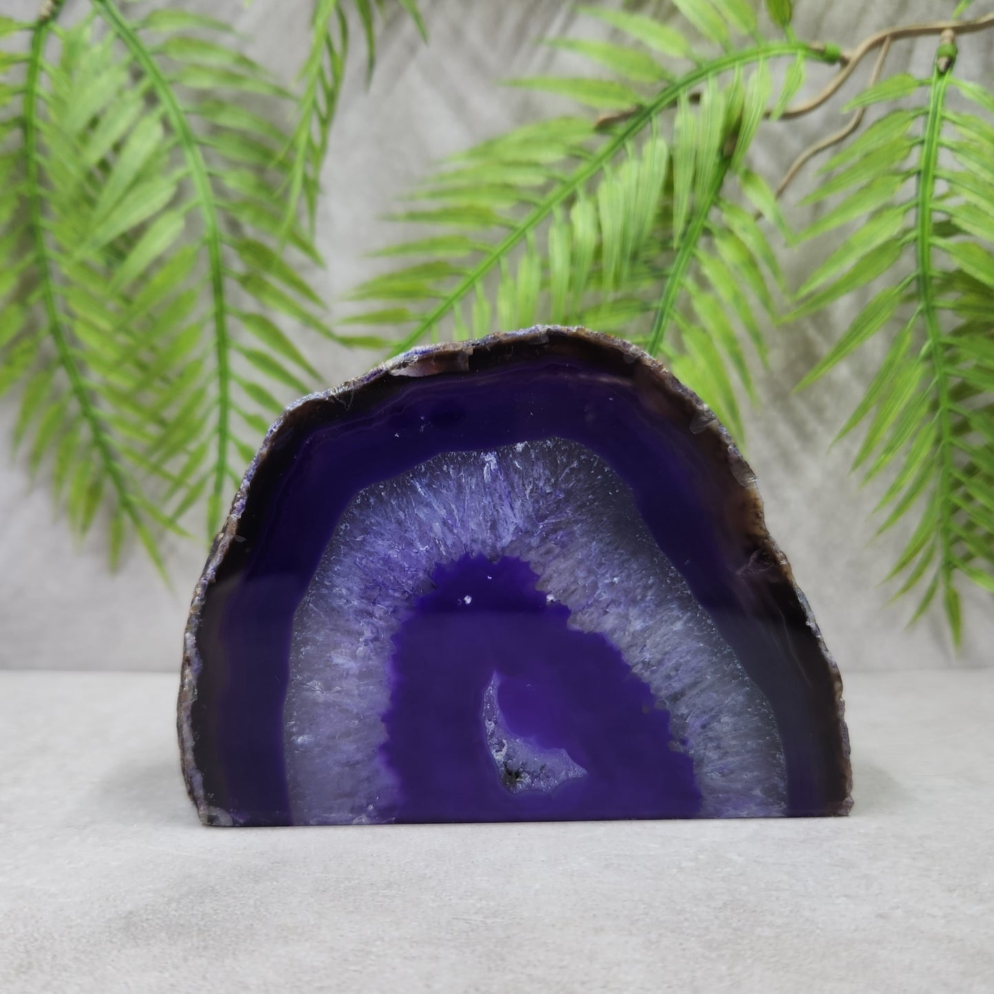 Agate Freeform 492g - Purple
