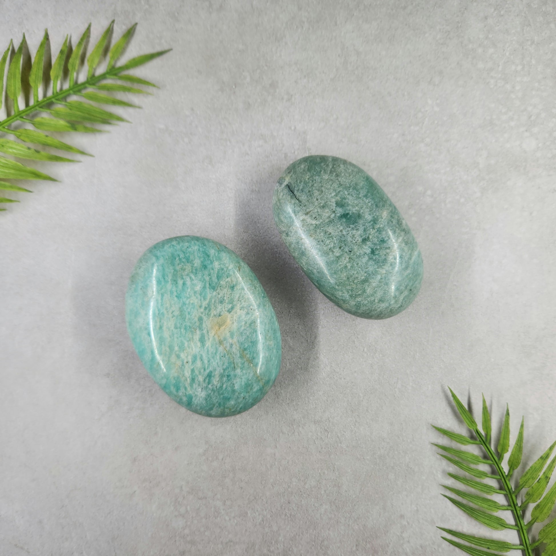 Amazonite Palm Stone