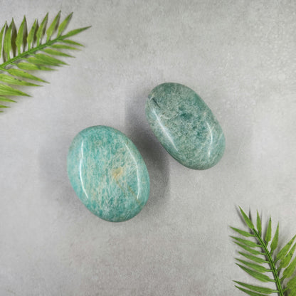 Amazonite Palm Stone